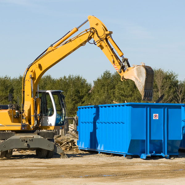 is there a minimum or maximum amount of waste i can put in a residential dumpster in Clarksburg IN